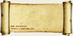 Milana Radenović vizit kartica